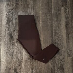 Lululemon Wunder Train 25 Inch Leggings - Brown - Size 10